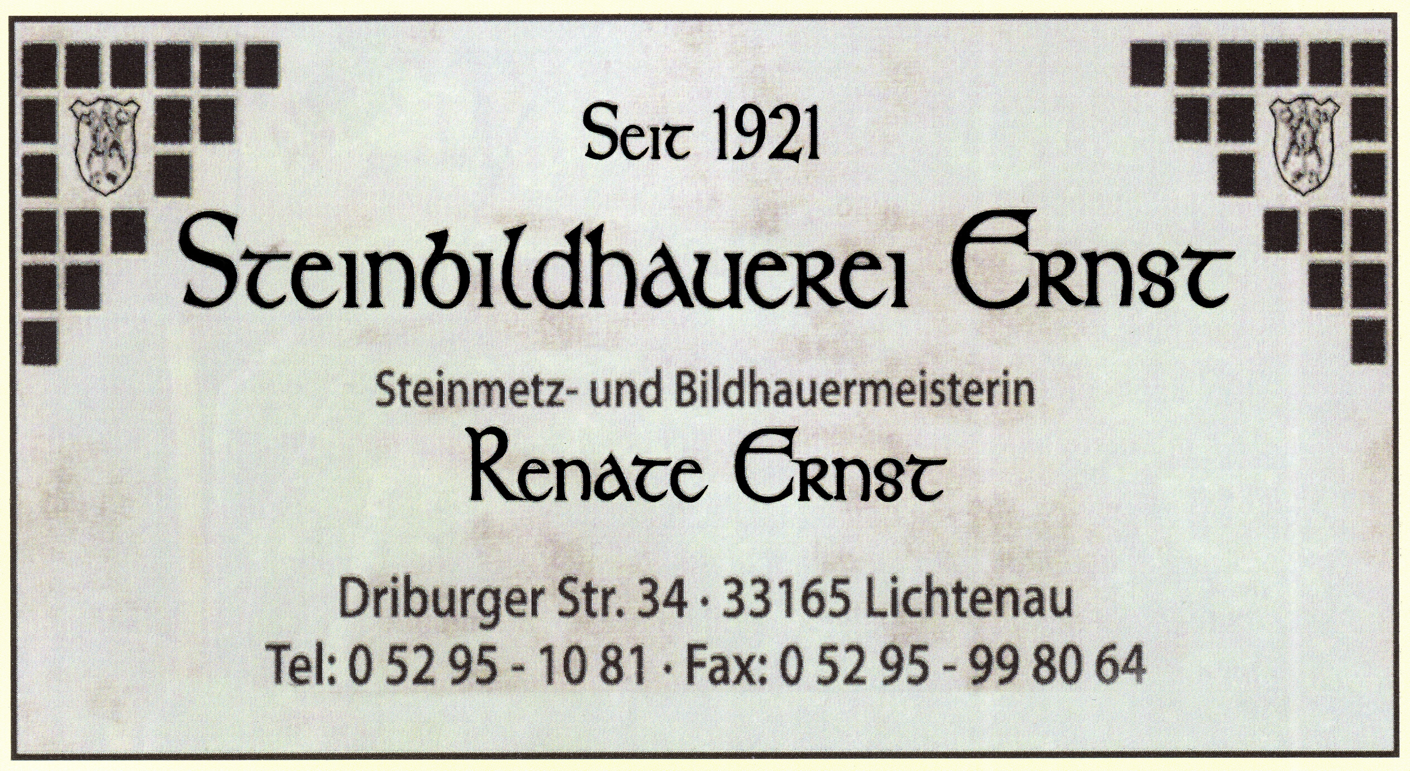 Steinbildhauerei Ernst